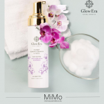 Glow Era Cleansing Foam, Face and Eyes with Purple Orchid, 98.8% natural composition , 150ml - Image 2