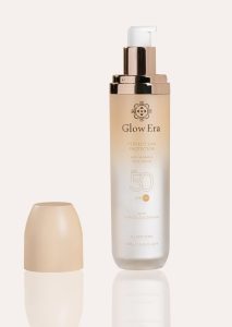 Sunscreen Glow Era Perfect Sun Protector SPF50 with 4 stem cells ,50ml - Image 2