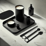 4pcs Luxury Black Candle Care Kit