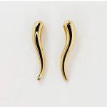 Gold  tail earrings